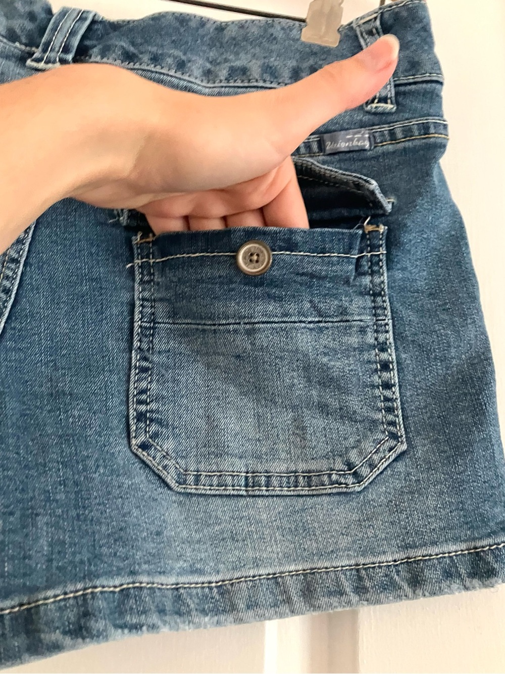 Vintage UnionBay Delaney Y2k Casual Boho Festival Utility Denim Shorts-Size 5 - Picture 10 of 10